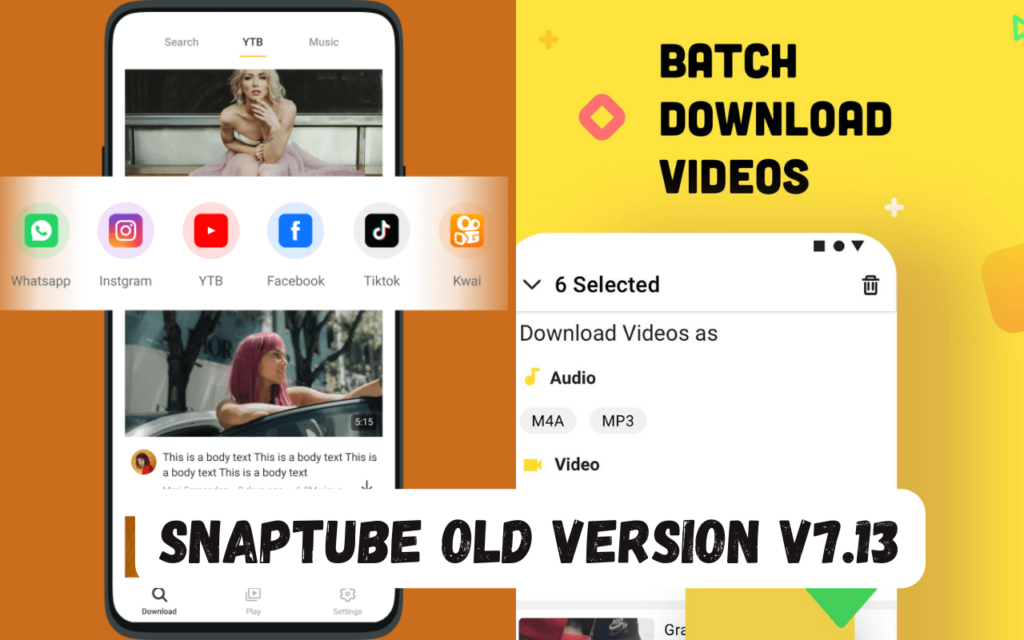 Snaptube Old Version v7.13